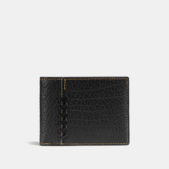 Coach Rip And Repair Slim Billfold Wallet