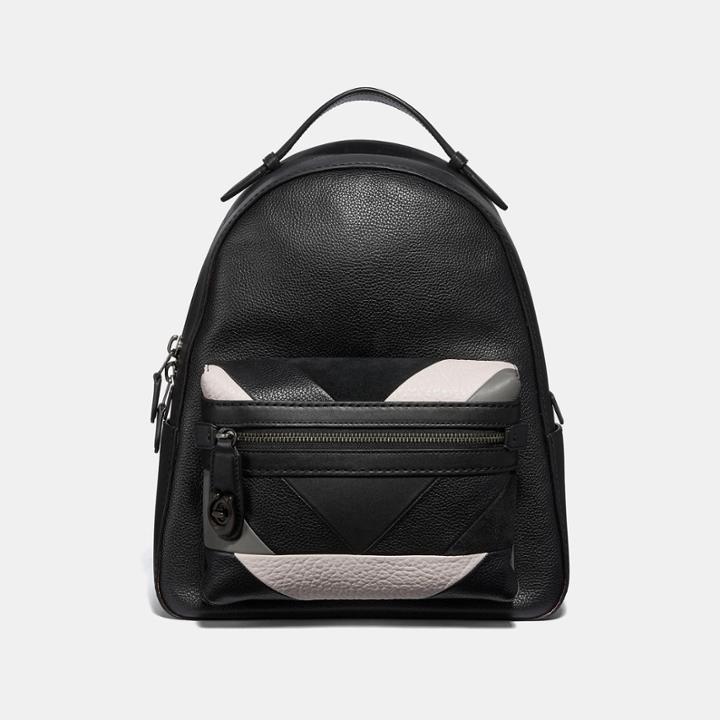 Coach Campus Backpack With Patchwork