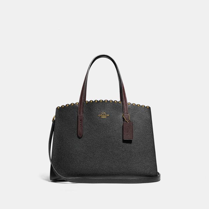 Coach Charlie Carryall With Scallop Rivets