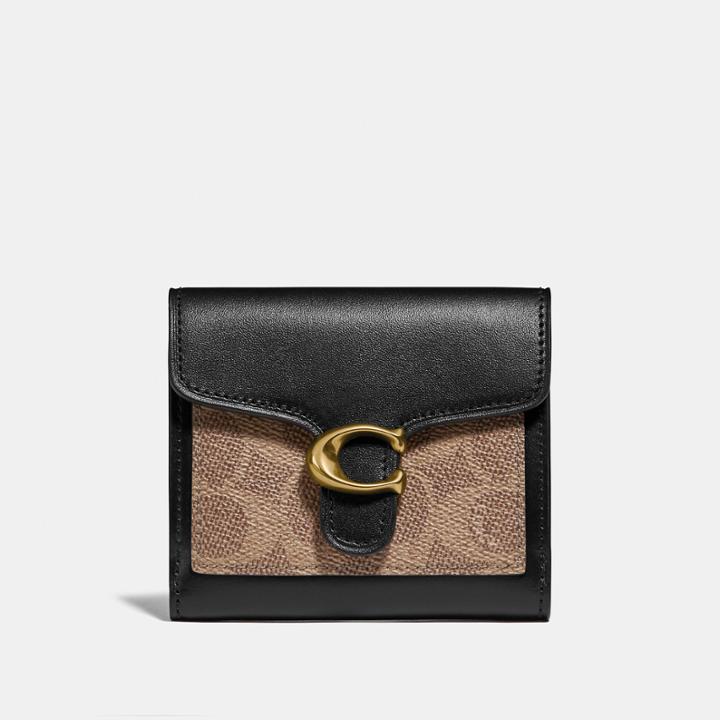 Coach Tabby Small Wallet In Colorblock Signature Canvas