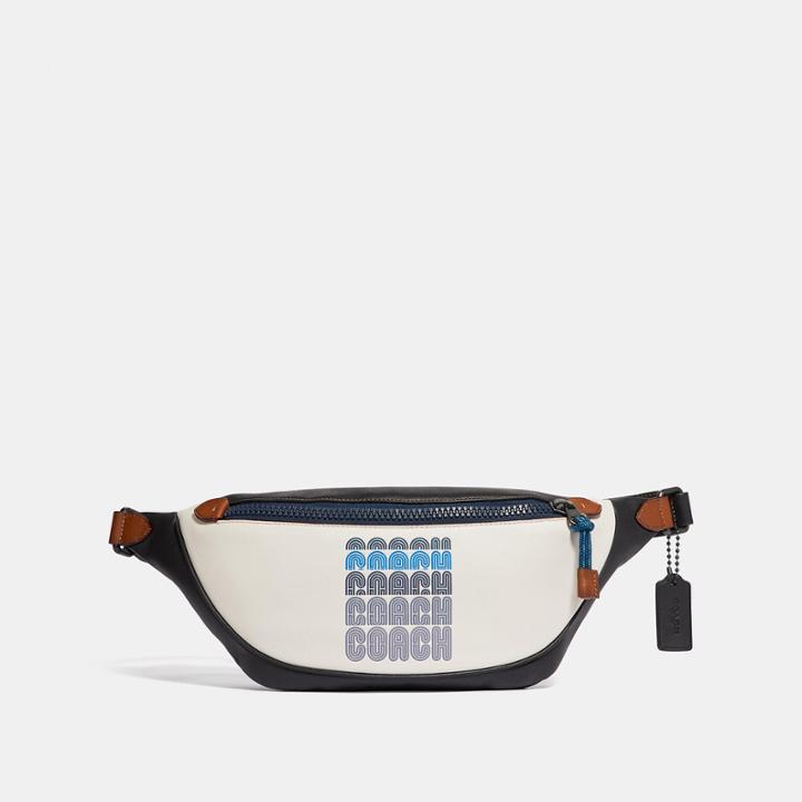 Coach Rivington Belt Bag With Print