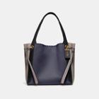 Coach Harmony Hobo In Colorblock With Whipstitch
