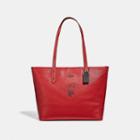 Coach Minnie Mouse City Zip Tote With Motif