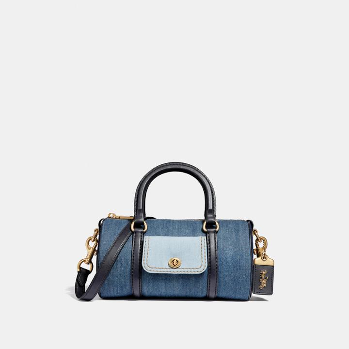 Coach Barrel Bag In Colorblock