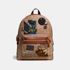 Coach X Keith Haring Academy Backpack In Signature Patchwork