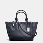 Coach Crosby Carryall In Floral Rivets Leather
