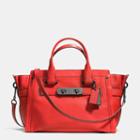 Coach Soft Swagger Carryall In Soft Grain Leather