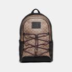 Coach Academy Sport Backpack In Signature Canvas