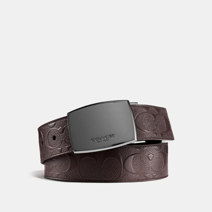 Coach Classic Plaque Cut-to-size Reversible Belt In Signature Leather