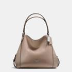 Coach Edie Shoulder Bag 31 In Glovetanned Leather With Tea Rose Tooling