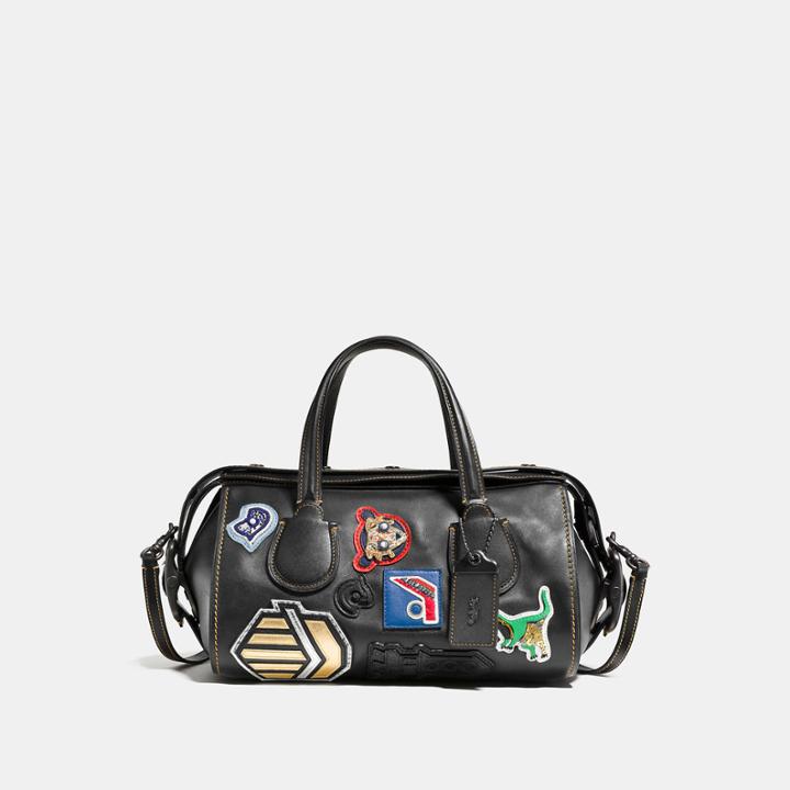 Coach Badlands Satchel With Varsity Patch