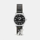 Coach Delancey Leather Strap Watch With Rexy Charm