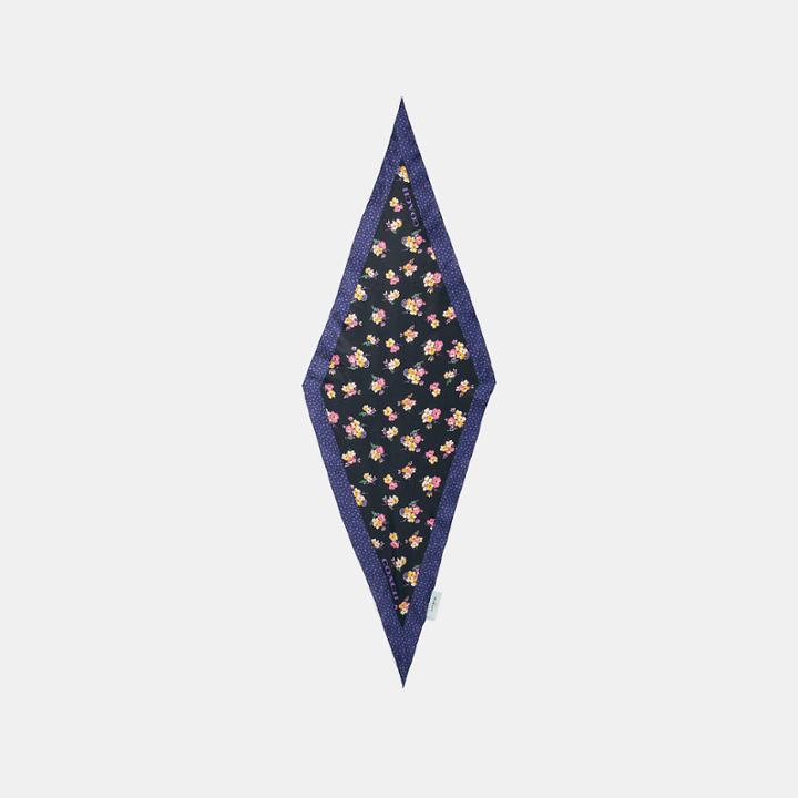 Coach Forest Floral Print Diamond Scarf