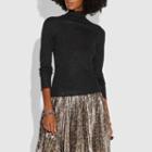 Coach Lurex Turtleneck