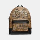 Coach League Backpack In Signature Canvas With Tattoo