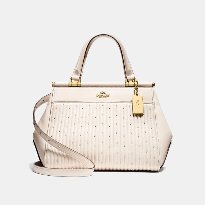 Coach Grace Bag With Quilting And Rivets