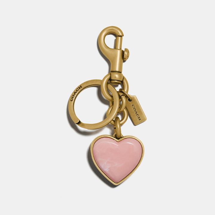Coach Stone Heart Bag Charm