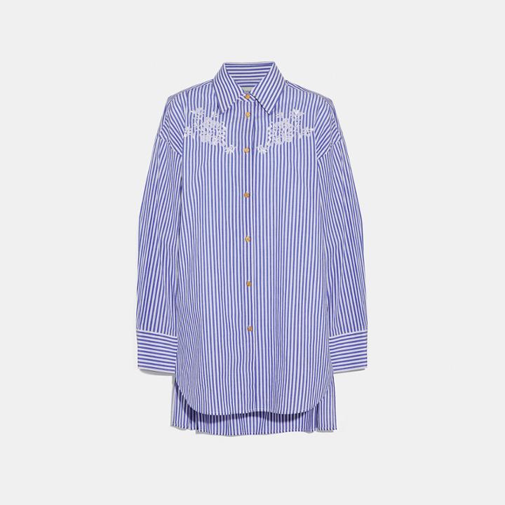 Coach Embroidered Long Shirt