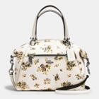 Coach Prairie Satchel In Floral Printed Polished Pebble Leather