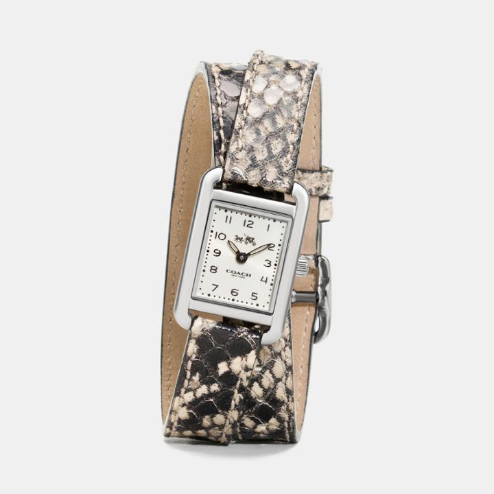 Coach Thompson Exotic Double Wrap Watch