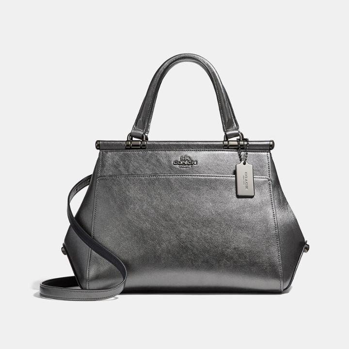 Coach Grace Bag In Metallic Leather