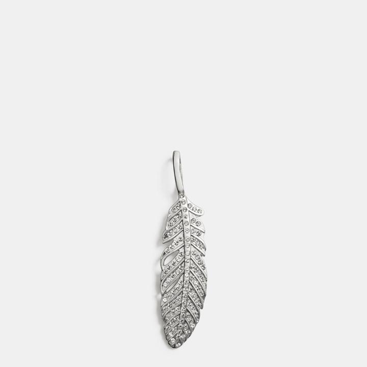 Coach Pave Feather Charm