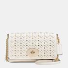 Coach Crosstown Crossbody In Floral Rivets Leather