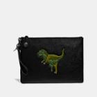Coach Turnlock Pouch With Rexy