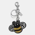 Coach Embroidered Bee Bag Charm