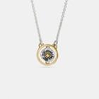 Coach Spinning Willow Floral Signature C Necklace
