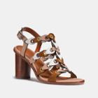 Coach Mid Heel Sandal With Link
