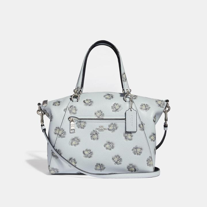 Coach Prairie Satchel With Rose Print