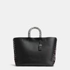 Coach Rogue Tote In Exotic Link Leather