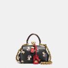 Coach Kisslock Satchel 19 In Glovetanned Leather With Colorblock Duck Print
