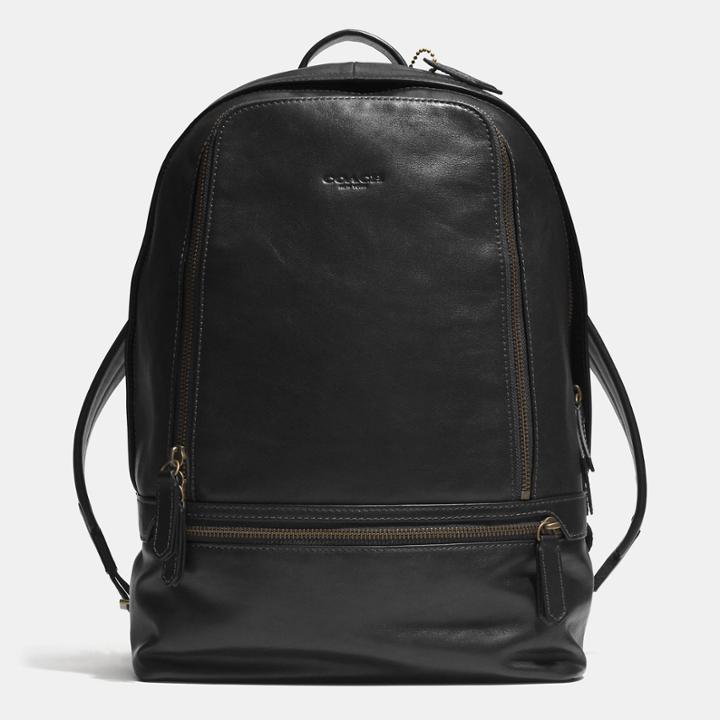 Coach Bleecker Traveler Backpack In Leather