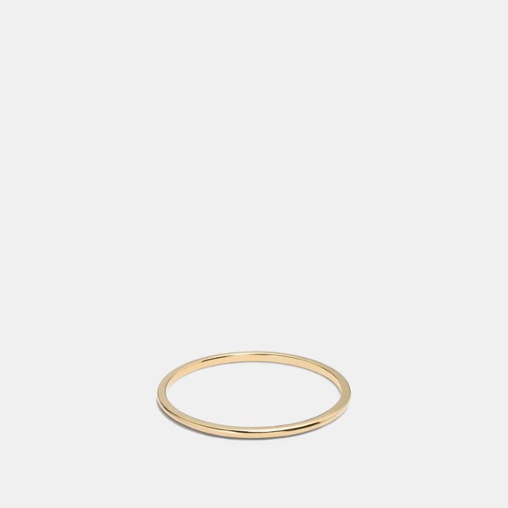 Coach Demi-fine Sunburst Simple Band Ring