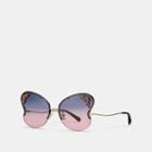 Coach Butterfly Frame Sunglasses