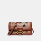 Coach Riley Convertible Belt Bag In Signature Canvas With Star Applique And Snakeskin Detail