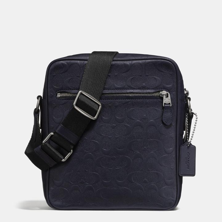 Coach Flight Bag In Signature Crossgrain Leather