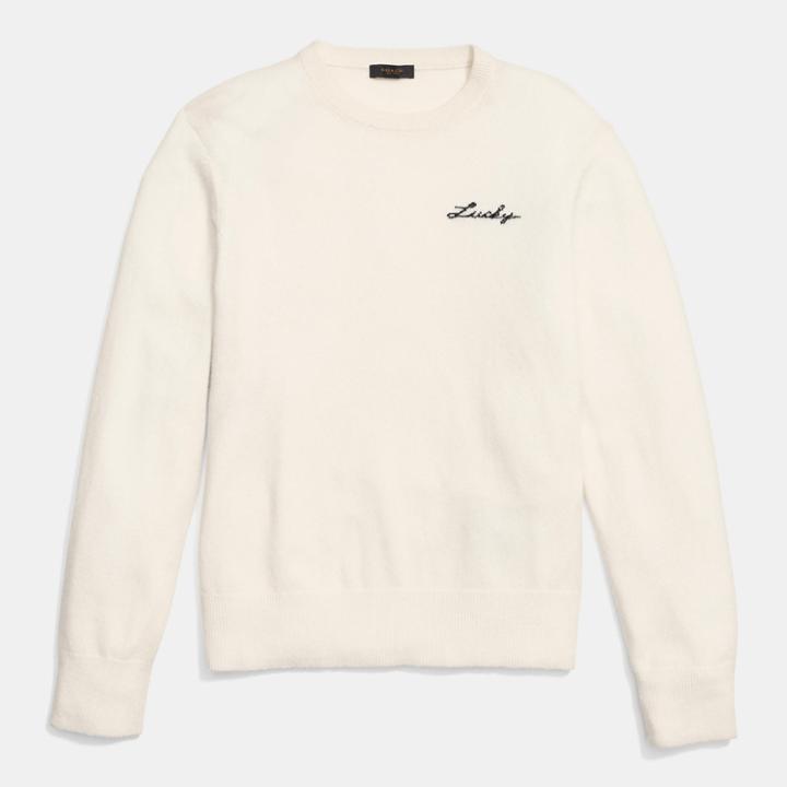 Coach Lucky Intarsia Crewneck