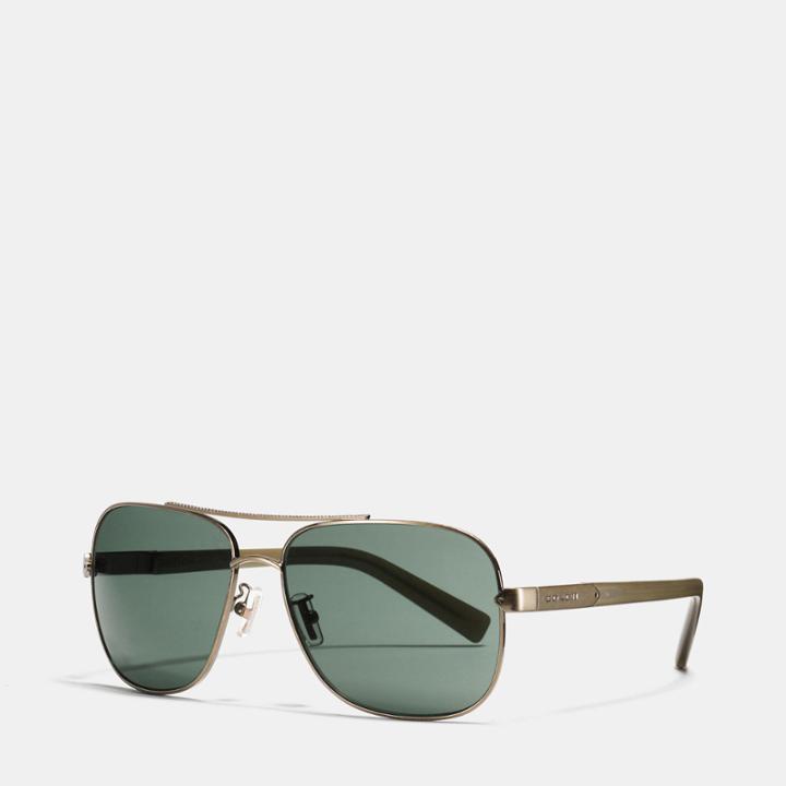 Coach Tag Temple Navigator Sunglasses