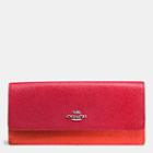 Coach Soft Wallet In Colorblock Leather