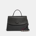 Coach Parker Top Handle 32 In Colorblock With Snakeskin Detail