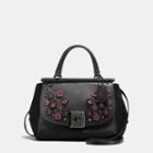 Coach Drifter Carryall In Glovetanned Leather With Willow Floral Detail