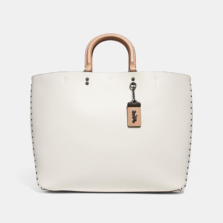 Coach Rogue Tote With Border Rivets