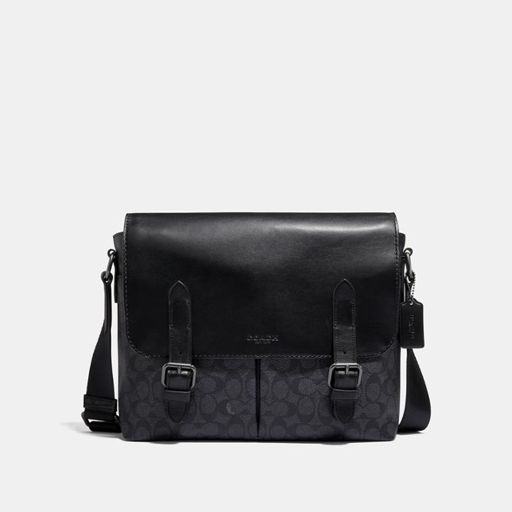 Coach Metropolitan Soft Messenger In Signature Canvas