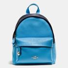 Coach Mini Campus Backpack In Bicolor Leather