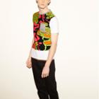 Coach Psychedelic Swirl Tee Shirt With Band