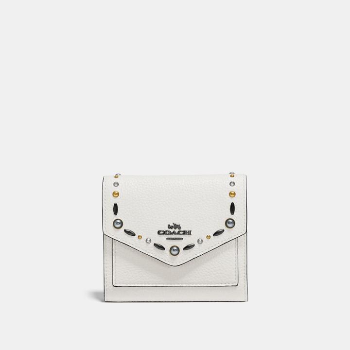 Coach Small Wallet With Prairie Rivets