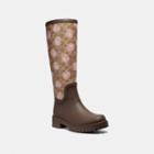 Coach Signature Rainboot With Floral Print